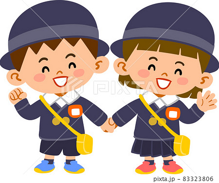 男女 カップル 男の子 女の子のイラスト素材