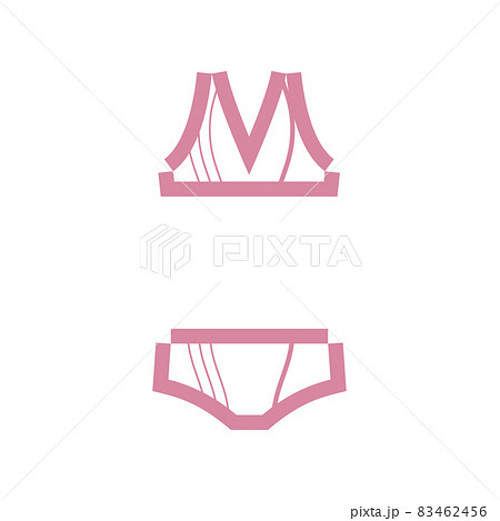 Woman underwear set. Panties design. Female - Stock Illustration  [85888992] - PIXTA