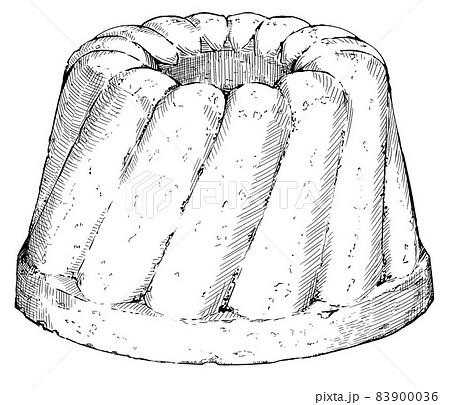 シフォンケーキのイラスト素材集 ピクスタ