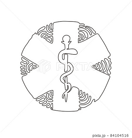 救急車 車 線画 簡単のイラスト素材