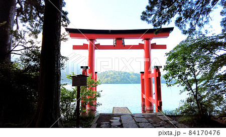 姥子神社の写真素材