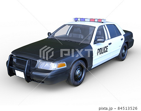 パトカーのイラスト素材集 ピクスタ