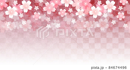 桜 かっこいい 背景 イラストのイラスト素材