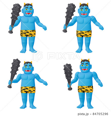 鬼に金棒のイラスト素材