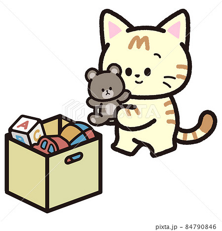 おもちゃ箱のイラスト素材集 ピクスタ