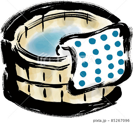 手ぬぐいのイラスト素材