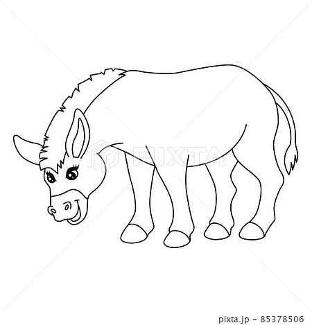 ロバのイラスト素材