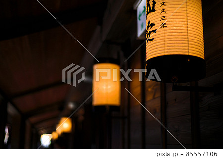 小田原ちょうちんの写真素材
