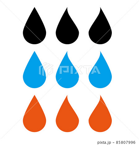 汗マーク 記号のイラスト素材