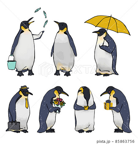 ペンギンのイラスト素材集 ピクスタ