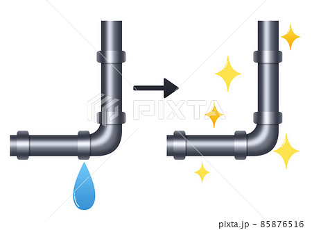 水道管のイラスト素材