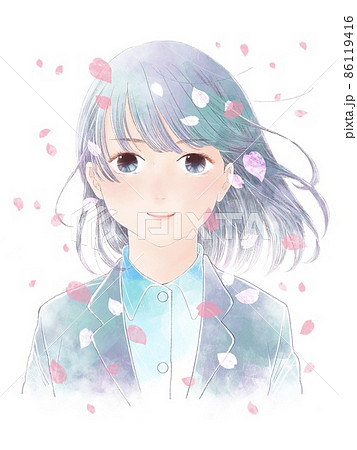 高校生のイラスト素材集 ピクスタ