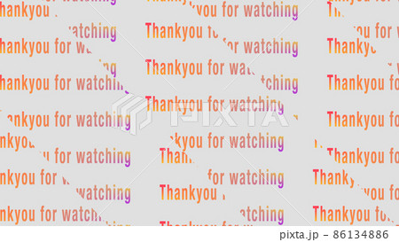 ご視聴 ありがとうございますのイラスト素材