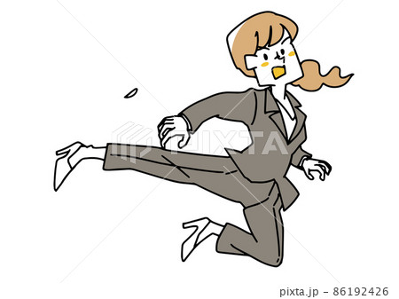 キックのイラスト素材 キックのイラスト素材