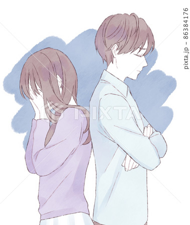 イラスト カップル 手描き 男女 かわいいのイラスト素材 イラスト カップル 手描き 男女 かわいいのイラスト素材