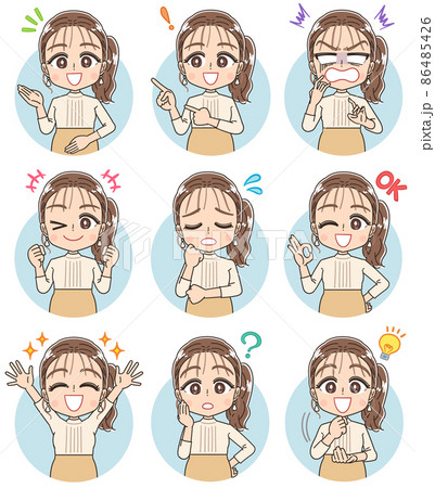 韓国 かわいいのイラスト素材