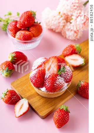 イチゴの写真素材