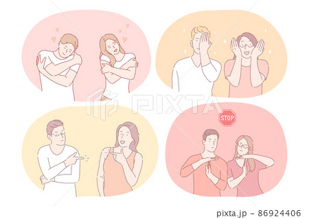 二面性 イラスト シンボル 象徴の写真素材