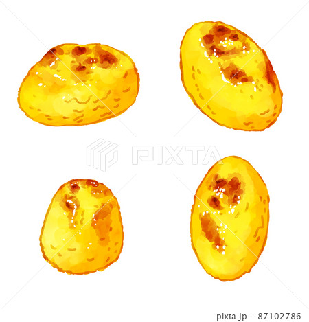 スイートポテトのイラスト素材