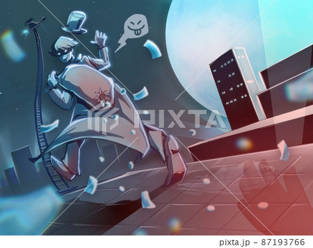 怪盗のイラスト素材