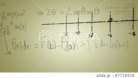 数式 背景の写真素材