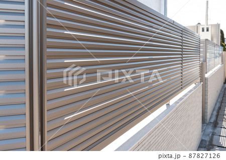 住宅エクステリア：アルミフェンスのイメージ