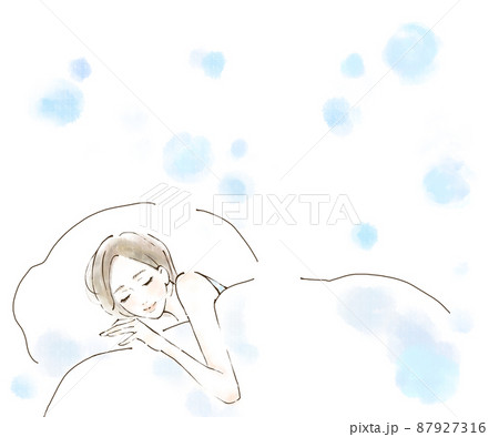 快眠のイラスト素材 快眠のイラスト素材