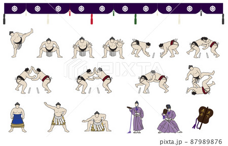 相撲のイラスト素材集 ピクスタ