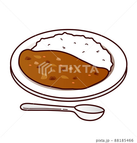 カレーライスのイラスト素材 カレーライスのイラスト素材