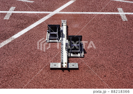スタブロ 陸上競技場の写真素材