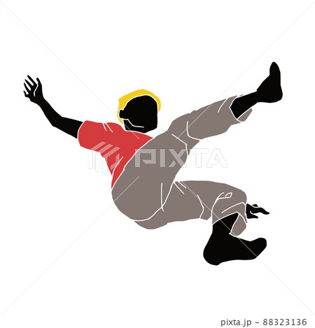 ダンサー かっこいいのイラスト素材