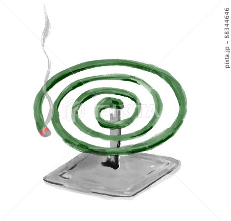 蚊取り線香のイラスト素材