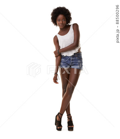 Three Multiracial Diverse Woman in Black Sportswear Posing in
