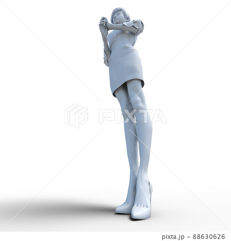 ローアングルのイラスト素材