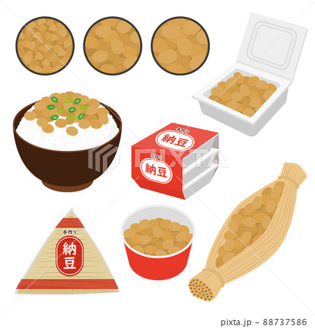 納豆のイラスト素材集 ピクスタ