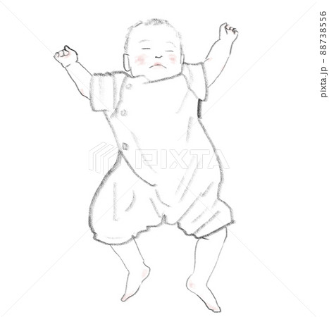 お昼寝のイラスト素材