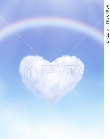 ハート雲のイラスト素材集 ピクスタ