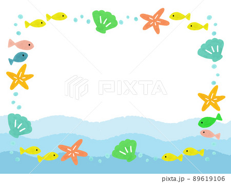 沖縄の魚のイラスト素材