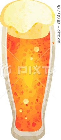 ビール おしゃれ オシャレ かわいいのイラスト素材