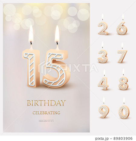 15個 数字 15の写真素材