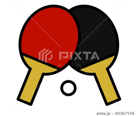 卓球 ラケットのイラスト素材 卓球 ラケットのイラスト素材