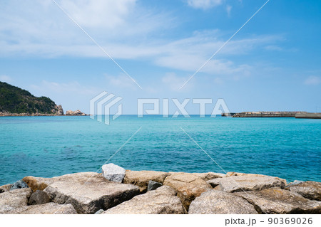 糸島 海 海岸 福岡の写真素材 - PIXTA