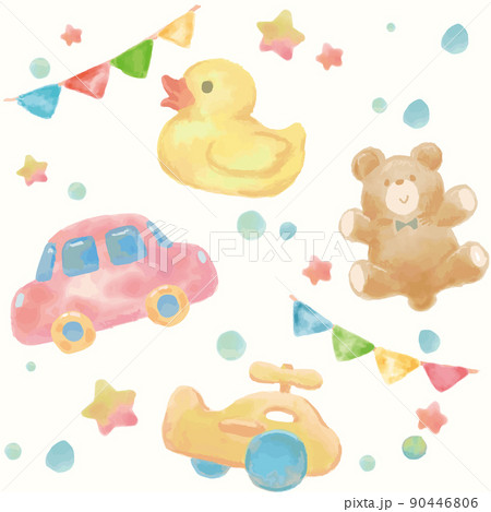 おもちゃ箱のイラスト素材集 ピクスタ