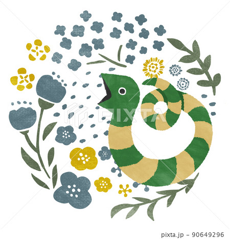 かわいいへびのイラスト素材 かわいいへびのイラスト素材
