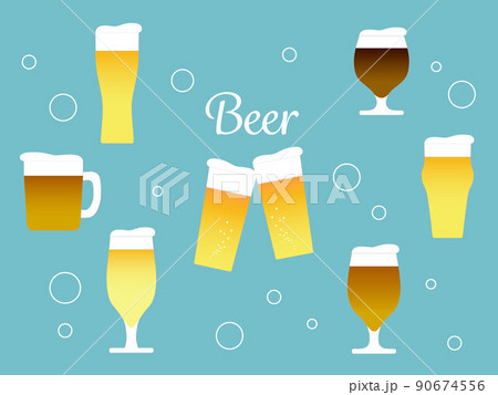 地ビールのイラスト素材