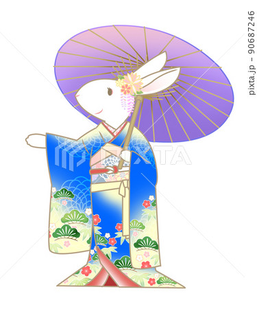 和傘のイラスト素材