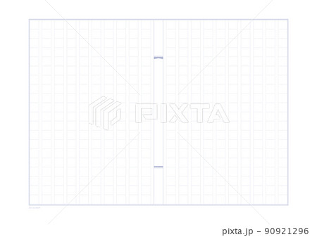 作文用紙 原稿用紙 罫線 作文のイラスト素材