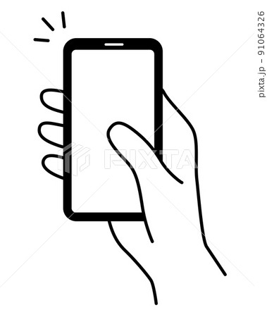 右手 手 握るのイラスト素材