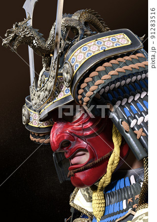 開運、炎龍、竜、前立のみ、武具、甲冑、兜、戦国時代、侍