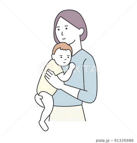 抱っこのイラスト素材集 ピクスタ